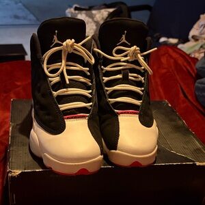 Black and White pink Jordan’s “hyper pink” Sneakers